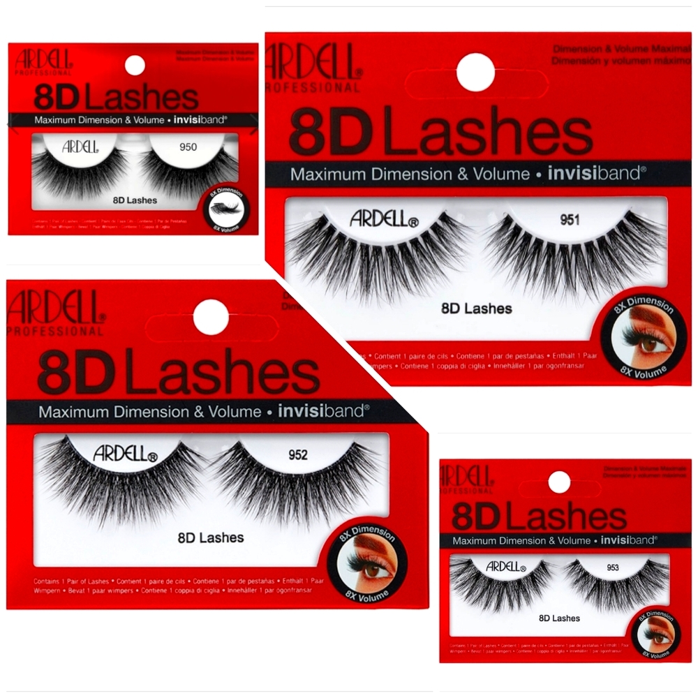 4 pairs of Ardell 8D lashes